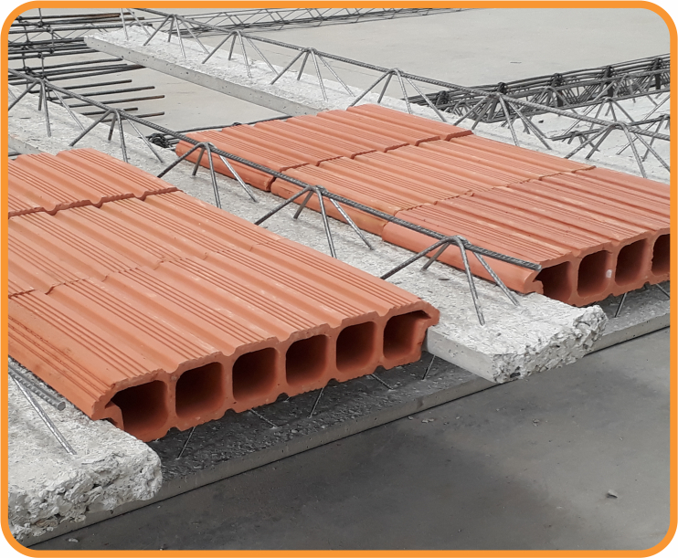 LAJES – H8, H10, H12, H30 – Cerâmica, EPS